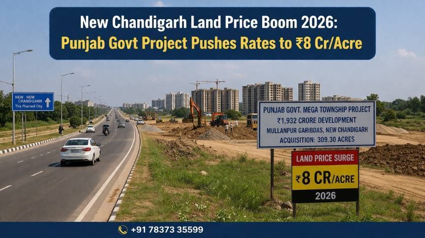 New Chandigarh Property: The ₹5 Cr to ₹8 Cr Leap – 2026's Premier Investment Opportunity
